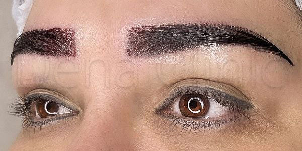 نمونه کار کاشت ابرو