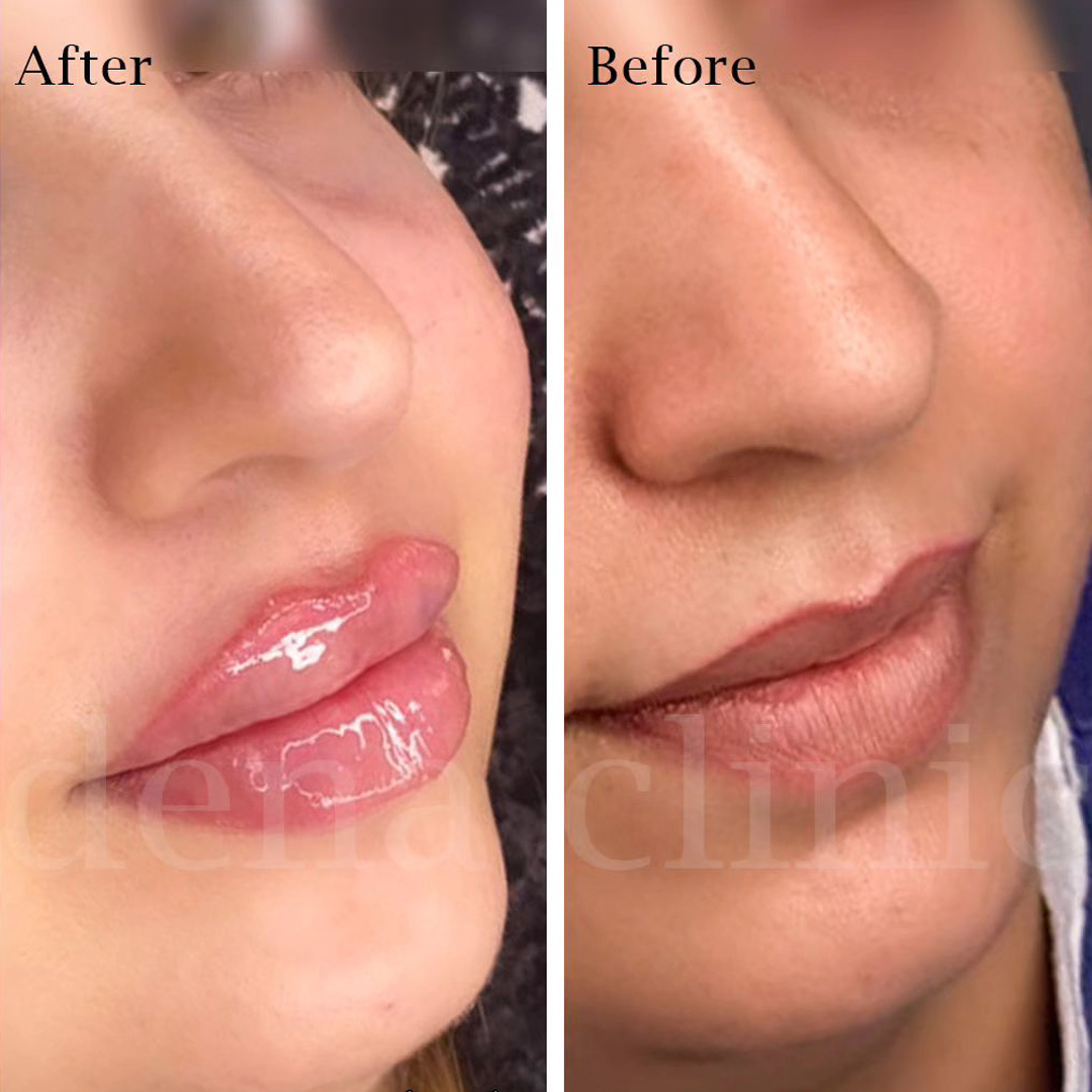 نمونه کار تزریق ژل لب 4
